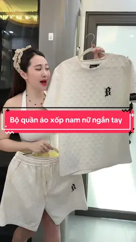 Bộ quần áo xốp nam nữ ngắn tay #cohuyentaphoa #xuhuong 