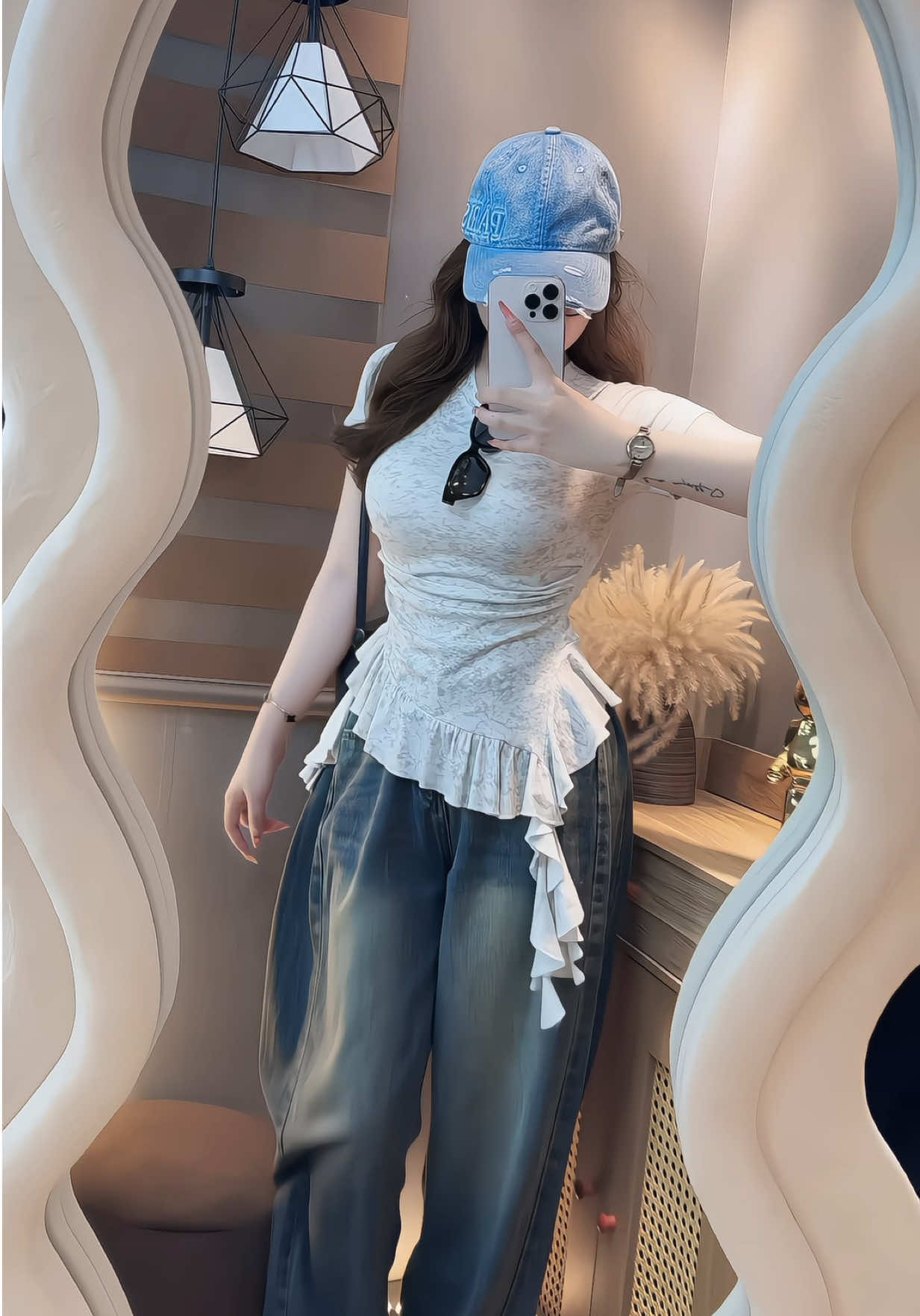 Áo tua dua #xuhuong #thoitrangnu #aokieuhottrend #aokieunu #aokieu 