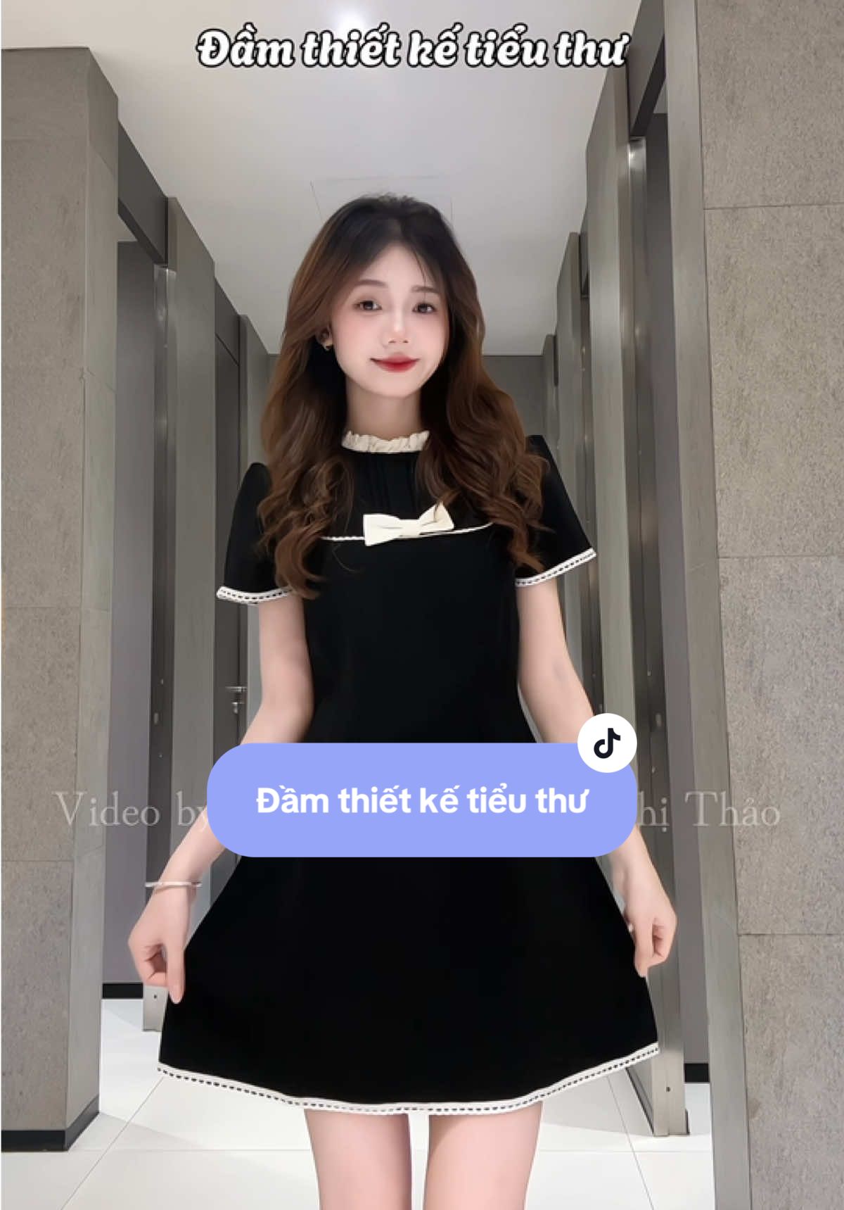 Đầm thiết kế vibe tiểu thư#viral #outfit #damthietke #damtieuthu #review #phoidoxinh #trending #xuhuong 