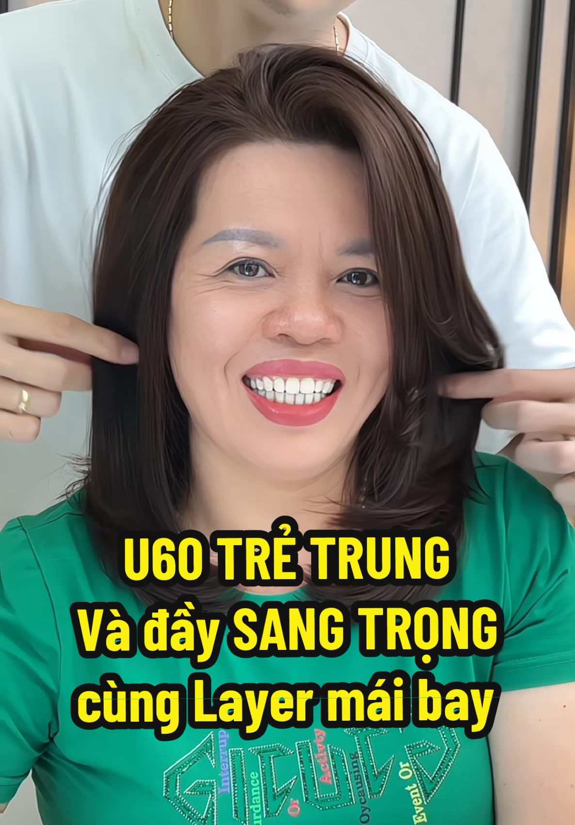 U60 Trẻ trung và đầy sang trọng cùng kiểu tóc Layer mái bay nhẹ nhàng #layer #tocdep #U60 #hairstyle 