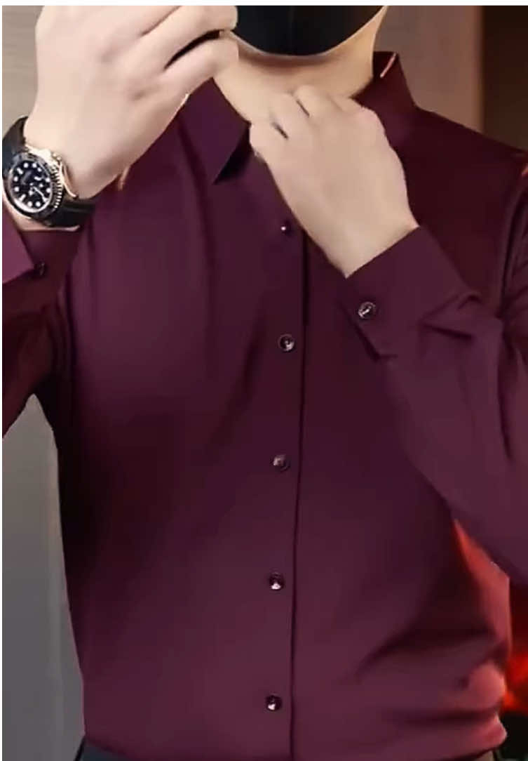 Kemeja pria lengan panjang melar slimfit strecht  #kemejapria #kemejapolos #kemejaslimfit #promoguncang88 