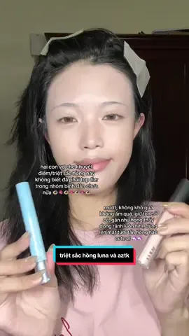 che khuyết điểm/triệt sắc hồng của luna với aztk nho . . . . #annierose697 #reviewlamdep #goclamdep #chekhuyetdiem #trietsac 