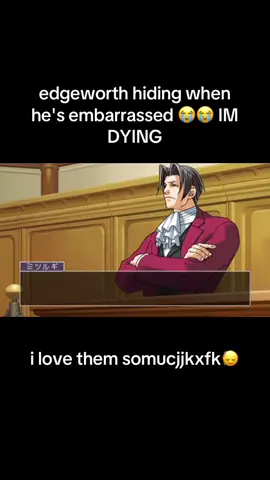 he didn't drop his pen..he dropped his FOUTAIN pen..#fyp #fypシ゚ #pourtoi #aceattorney #game #miles #edgeworth #phoenix #wright #narumitsu i was watching the video with a huge grin on my face it hurt 