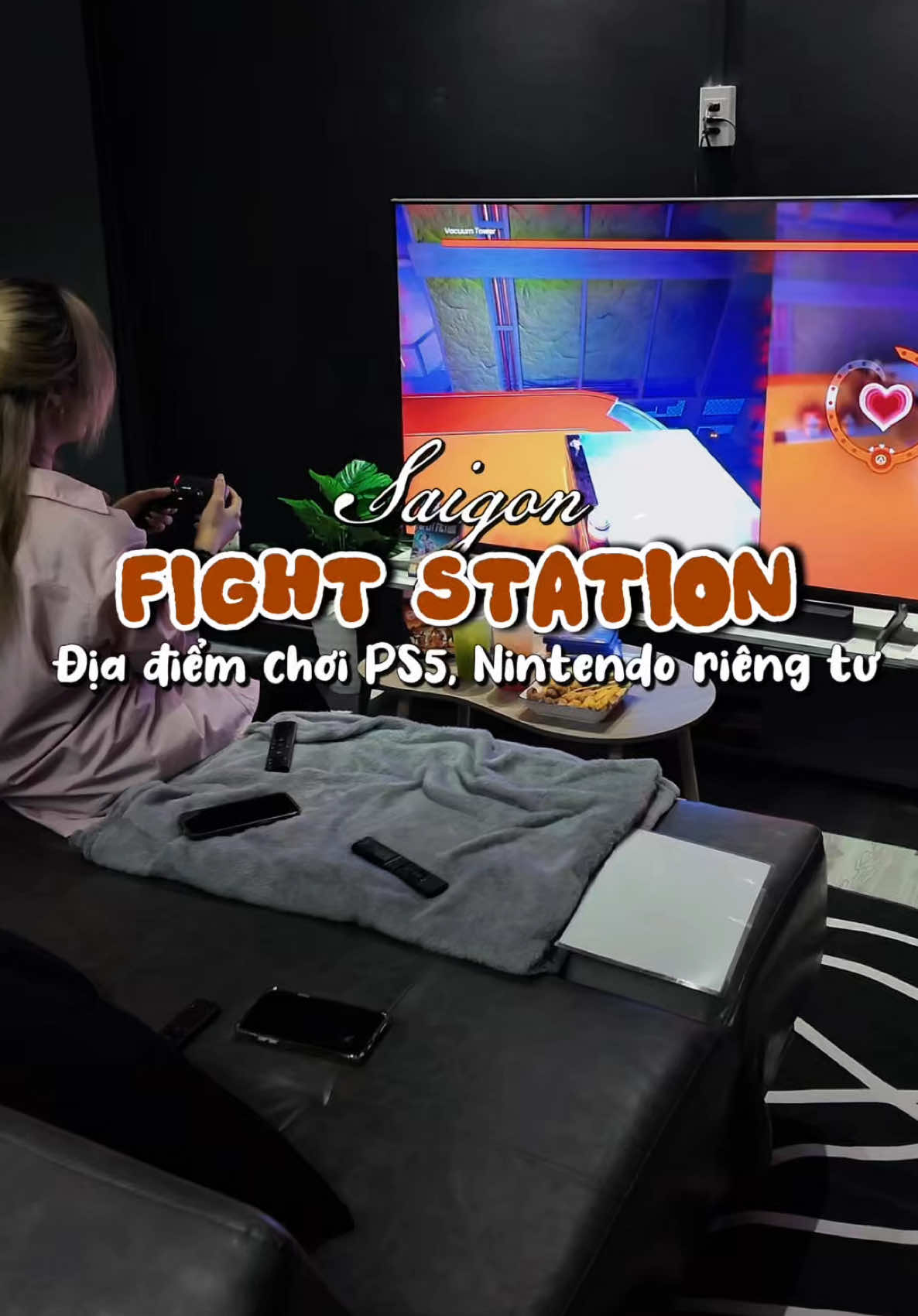 Một địa điểm chơi PS5, Nintendo riêng tư ngay Bình Thạnh mà giá siêu học sinh sinh viên, tha hồ cho mấy bà hẹn hò tụ tập bạn bè nè 🎯🎮 #ps5 #nintendo #playstation #fightstation #diadiemhenho #cotoendidau 