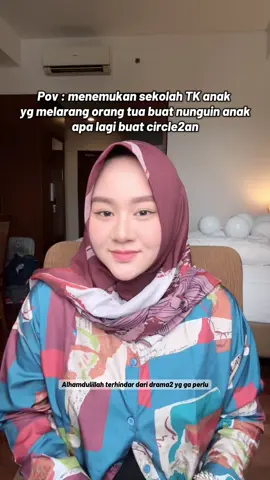 Waktu tau sekolah yg kita pilih melarang orang tua buat nunguin anaknya, langsung auto bayar uang muka ga si? Kaya dpt point plus buat aku!  #anaktk #circleemakemak 