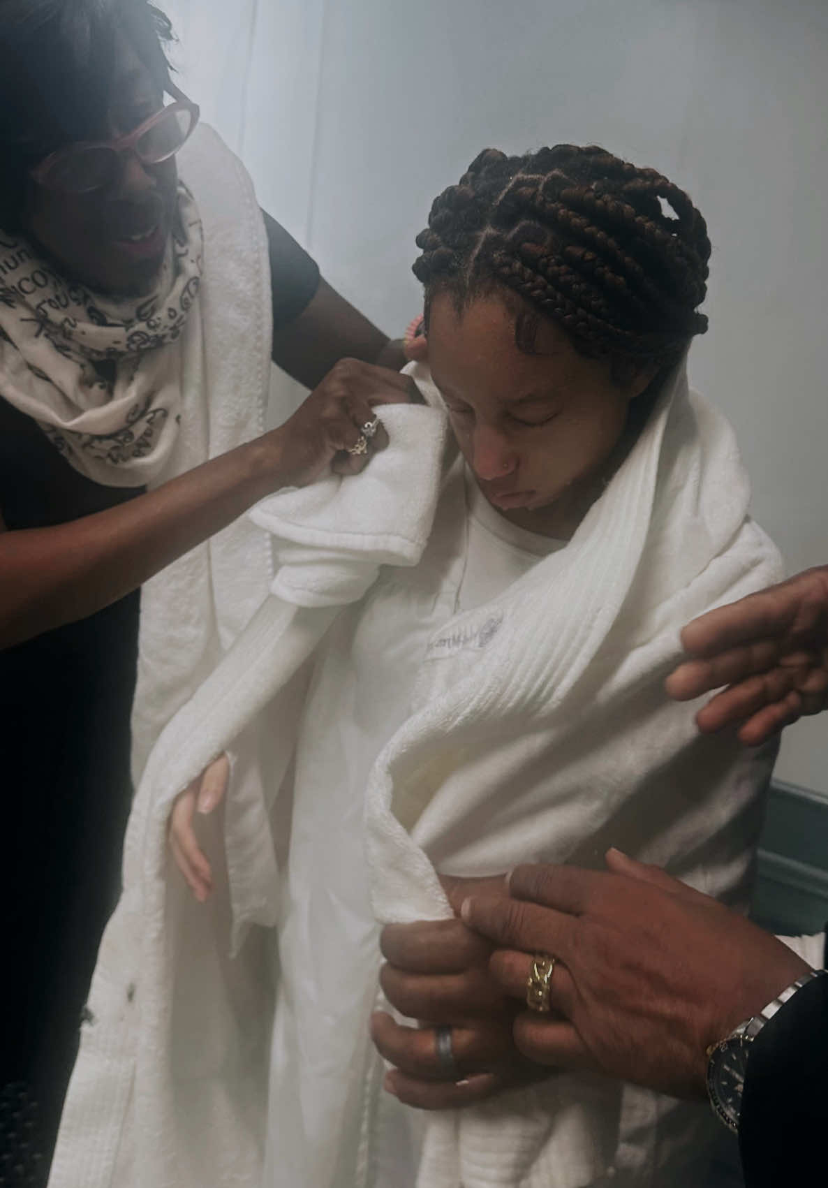 I DID IT🕊️🥹, I SAID YES TO GOD! #Baptism #fyp #christiangirl #savedbygrace #testimony ##viral##God##comebackhome##christiantiktok##faithoverfeed@@The Gospel Plug 🔌📖 