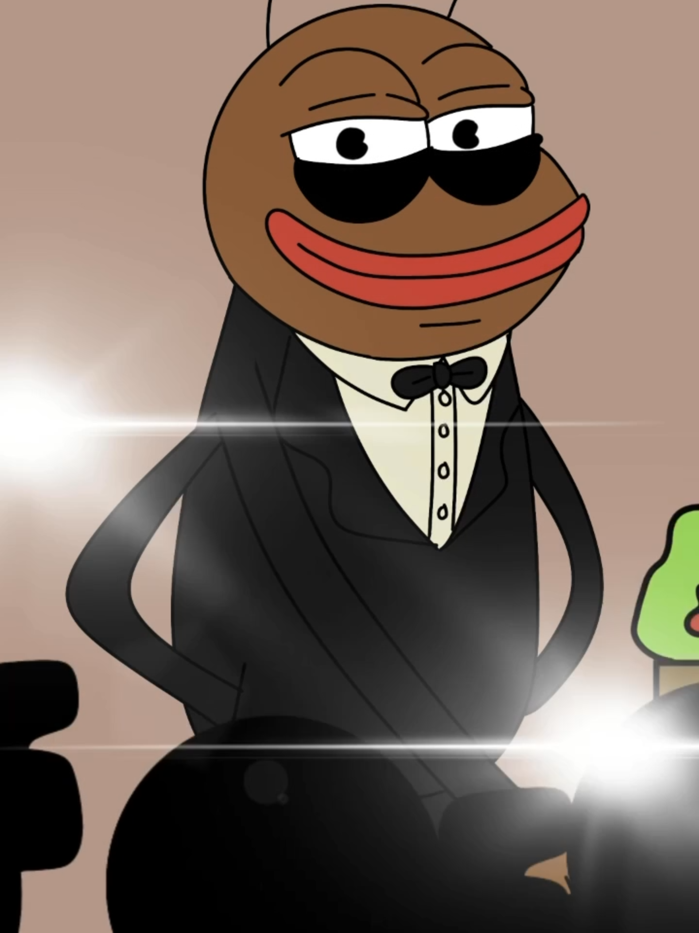 I am silent among the red waves, now the noise only follows my footsteps. #9FStudio #crypto #trading #memes #nft #animation #bitcoin