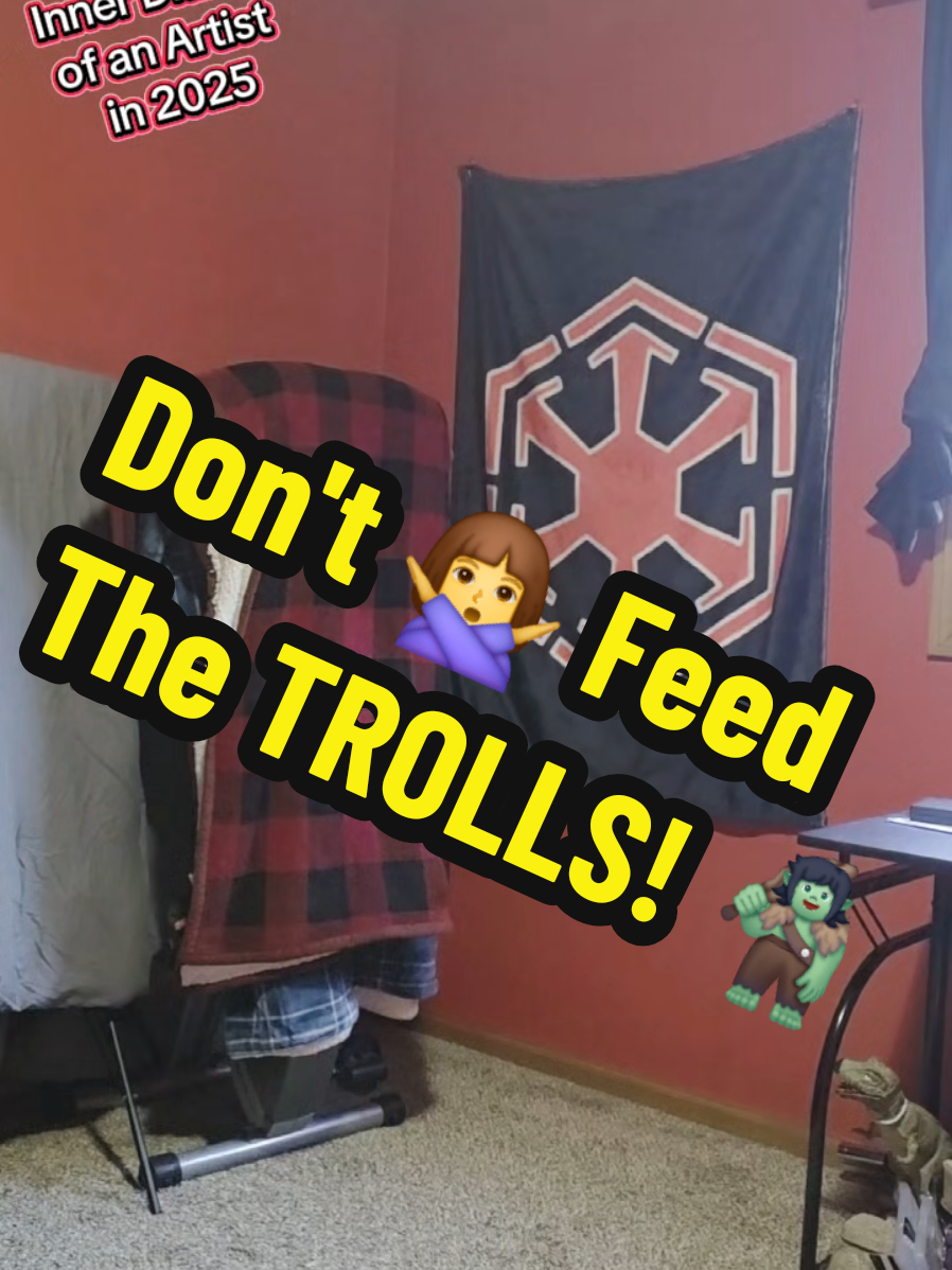 DON'T FEED THE TROLLS! I repeat! DO NOT FEED THE TROLLS! 🙅‍♀️🙅‍♀️🙅‍♀️🧌🧌🧌  #dontfeedthetrolls #trolls #socialmedia #tiktok #comments #bots #skit #artist #musicjourney #growingartist #rapper #rappersoftiktok #rappersofinstagram #darthominous #omynous #om👹nous #omyfam👹 #omyhead #fyp #foryou 