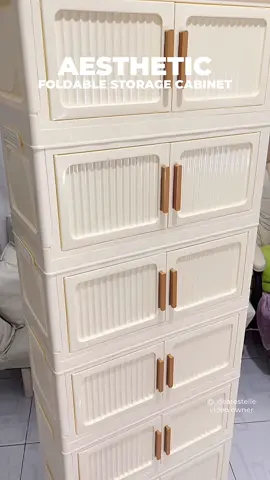 Your secret weapon against mess is here! Meet the trending folding storage cabinet 📦 #foldablestoragecabinet #aestheticcabinet #foldablecabinet #storagecabinet #sivhomedeco 