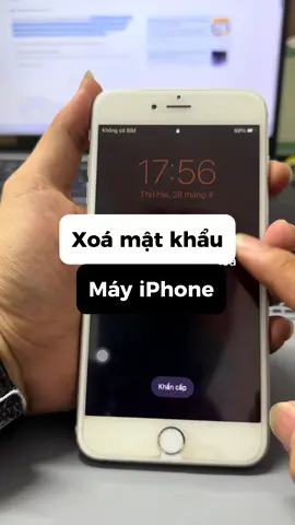 Chạy phần mềm iPhone khi bị vô hiệu hoá, xoá mật khẩu #xoamatkhau #iphone