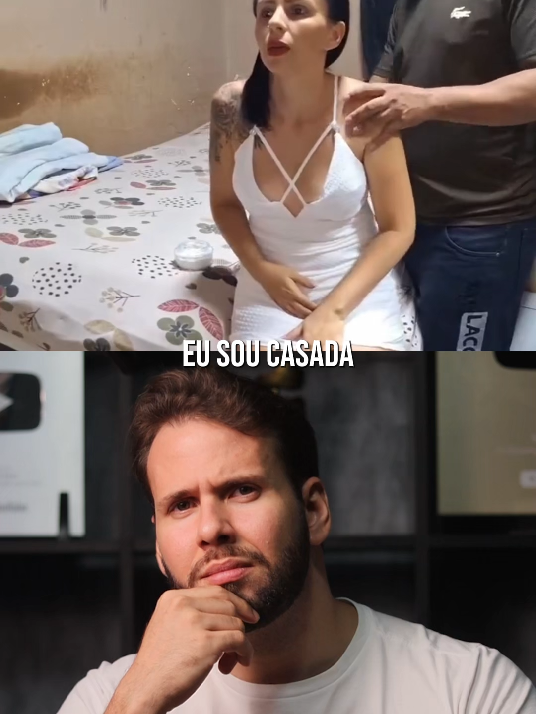 Ela largou o jantar pra atender um cliente... e o marido ainda levou ela!