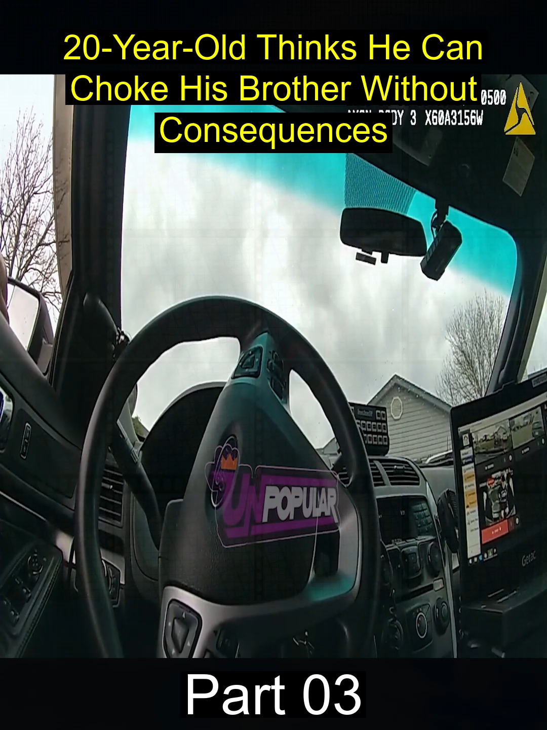 20-Year-Old Thinks He Can Choke His Brother Without Consequences Part 03 #arrested #copsoftiktok #featureme #police