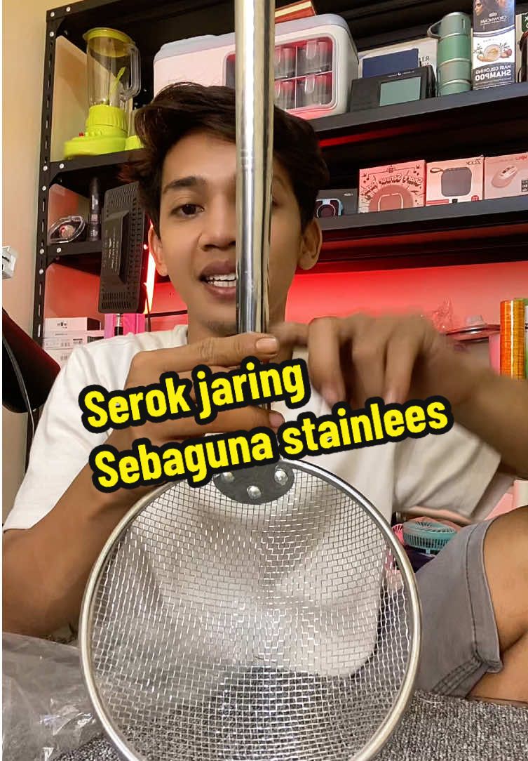 Serok jaring stainless #serok #serokgorengan #serokstainless #cuantanpabatas #wibgajian 