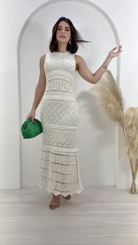 Vestido longo, tricot, rendado, elegante e sofisticado. Encontre na shopee agora, através do id 👉ACQ-LEX-PVA #vestidolongo #tricot #modafeminina #comprasonline #fyp #fyyyyyyyyyyyyyyyy 