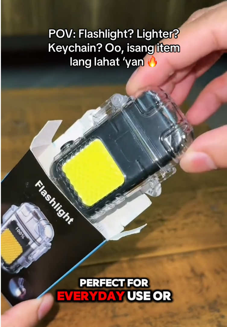 Lighter na may flashlight? Hindi ka lang pogi, ready ka pa. 😎🔥 #tiktokmademebuyit #thegeneralspot #flashlight #lighter #2in1 