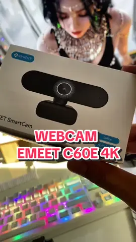Webcam mình đang sử dụng livestream. Emeet C60E 4K.  #webcam #camera #congnghe #emeetwebcam#emeeet 