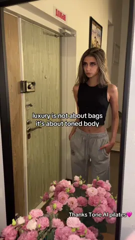 Thank you Tone AI for my dream body 🦋 #toneai #toneaipilates #pilatesgirl #pilates 