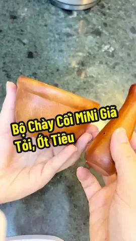 Bộ Chày Cối MiNi Giã Tỏi, Ớt Tiêu #bocoichay #bocoichaygo #bocoichaymini #loan_xjnh #giadung 