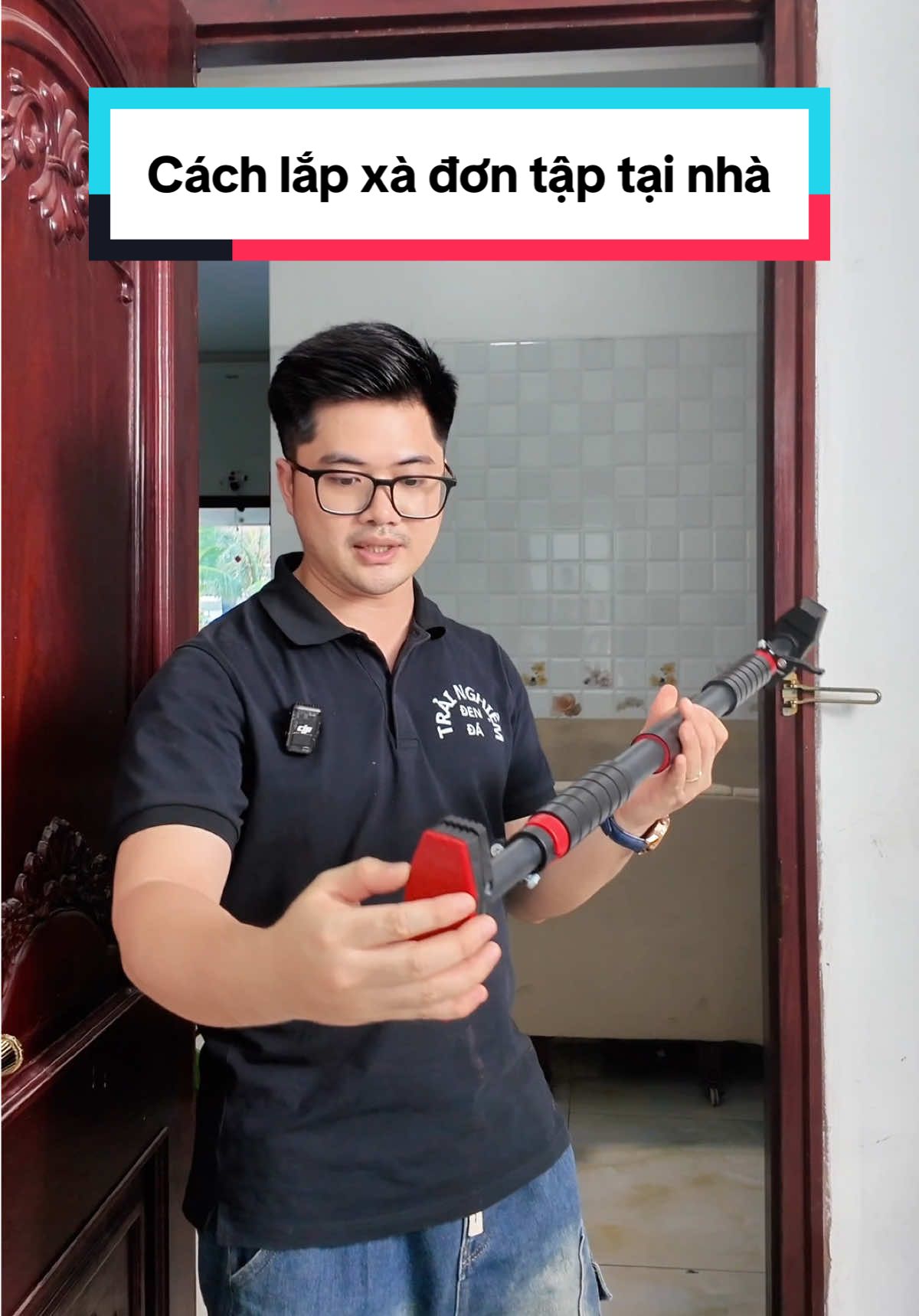 Xà đơn tập tại nhà lắp sao cho chuẩn #xadongantuong #xadontainha #xadon #dendatrainghiem 