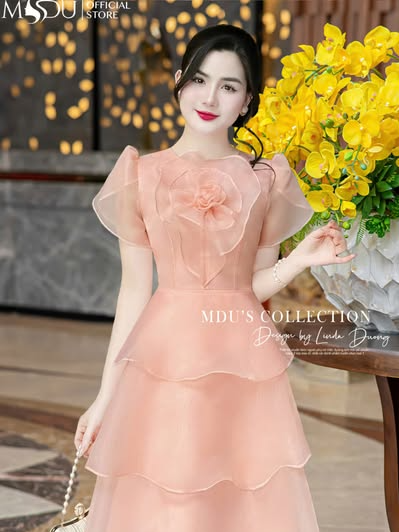 Tỏa Sáng Dịu Dàng Với Váy MDU4668 – Đỉnh Cao Thanh Lịch Và Lãng Mạn! #vaythietkecaocap #mdufashion #xuhuong #vayxinh #MDU #mdu