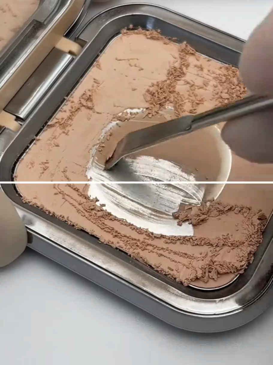 Three used-up powder compacts, patched and fixed into one new one! #CosmeticRepair #LipstickRepair #HighlightRepair #Decompression #beautyrepair #immersive #powderrepair #beautyrepair #powder #loosepowder #PowderRepair #LipstickRepair #CosmeticRepair #makeupfix #Powdercakerepair #immersionrepair #makeupfix #perfume #subpackage #test #makeups #lipstickrepair #highlights #creamrepair #makeuphowto #howto #brokenpowder 