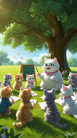 বিড়াল মেডাম পড়াচ্ছে 😻😱#viralvideo #funnycat #cattiktok #catstory #tiktok #banglacartoon #catshorts #trending #viral #catstudy 