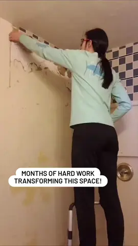 22 seconds makes this room transition look like a breeze 😅 But if you were here for that wild ride you know that it was MONTHS of pushing myself everyday. It just proves though that small steps forward everyday has HUGE results! Here's to learning new skills & crushing my home goals all by myself 💪 Follow along as I continue to transform form my home while showing you the reality of DIY 💯 #diydogshower #diyhomeimprovement #fixerupper #homereno #homeimprovement #modernfarmhouse #dogshower