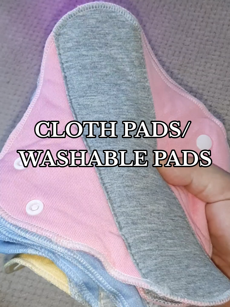 Mas safe talaga pag washable/cloth pads 🤗 #pads  #clothpads  #reusablepads  #washablepads 