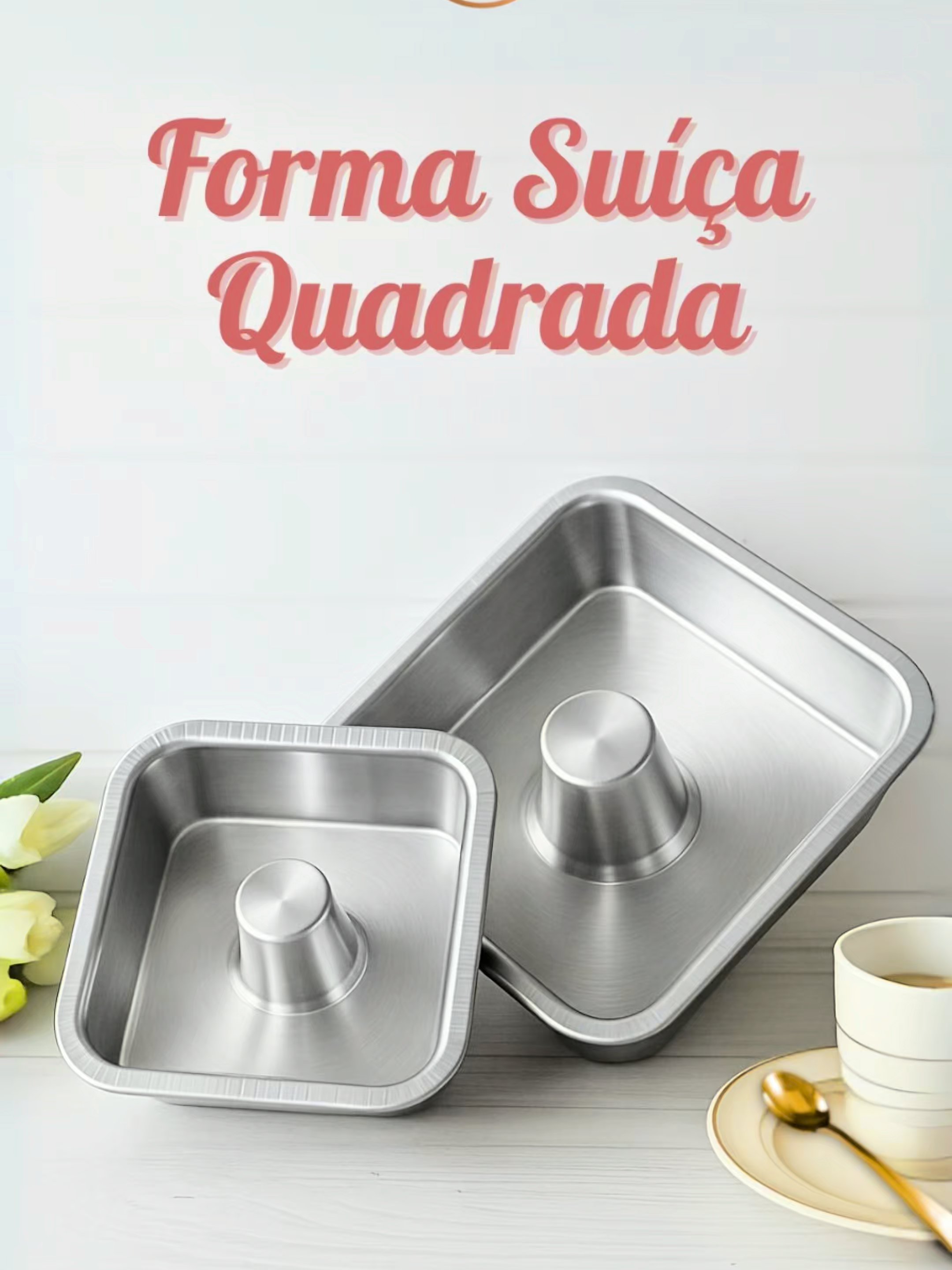 Você pediu… e a Leila Fiore ouviu com carinho! A queridinha das boleiras agora tem um novo formato: Forma Suíça Quadrada � Tamanhos disponíveis: � 15x5x14,5cm � 20x6x19,5cm Se você tá começando agora ou ainda sonha em dar o primeiro passo no mundo dos bolos, essa forma foi pensada pra você. Ela é prática, bonita e tem um toque especial de inovação perfeita pra surpreender! � Aqui, a gente acredita que toda boleira merece começar com o pé direito. Gostou da novidade? Escreve “eu quero” aqui nos comentários que a nossa equipe vai falar com você rapidinho e mandar o link certinho pra sua necessidade. #suíça #confeitaria #fypp #formas