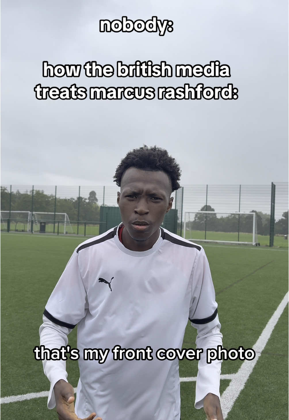⚠️sensative topic⚠️ its really disappointing to see how marcus rashford gets treated in the media. it’s clear racism and its not even attempted to be hidden with headlines or using him as the face of a loss in a match even if he performed well. how can slate his performance in a match and then link it to him helping the community putting food on millions of kids’ plates…those are two completely different topics that should be kept separate especially the news on chloe kelly winning the euros, even when it seems as if it has nothing to do with rashford, the media always find a way to get his name involved. “rashford and co.” why rashford’s name being used because im sure they wouldn’t have said “kane and co.” whos the captain by the way or even “pickford and co”. even on his recent transfer to barcelona, many media outlets were in outrage to the fact that he didn’t “deserve” the move…what do you mean “deserve”? marcus rashford is a manchester united legend with many records to his name, numerous caps for england and arguably a starter when in-form. it just goes to show there’s alot of negative energy in the british media no matter if you’re winning or losing #football #Soccer #footballskit #footballtiktok #11able 