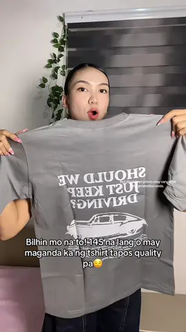 145 lang yang tshirt na yan!! pure cotton tela ang ganda pa ng printttt☺️ #tshirtformen #tshirtrecommendation #affordabletshirt #tshirtformenandwomen 