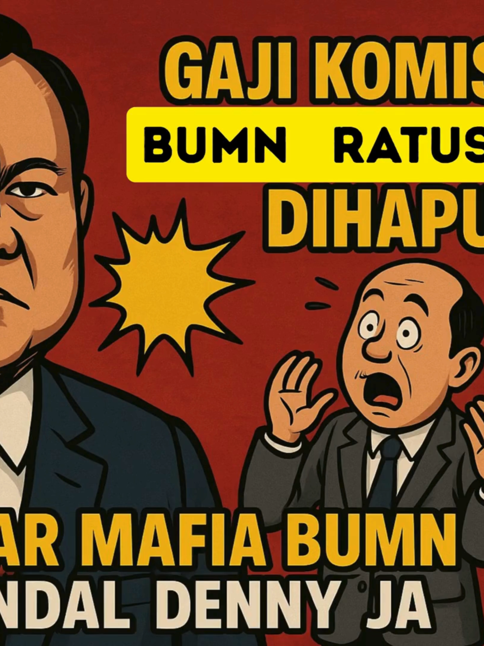 🔥 GAJI KOMISARIS BUMN RATUSAN JUTA DIHAPUS! FAKTA MIRIS DI BALIK KEPUTUSAN PRABOWO! Kebijakan penghapusan insentif komisaris BUMN akhirnya resmi berlaku! Tapi tahukah kalian, berapa sebenarnya gaji dan fasilitas mewah mereka? Dan kenapa keputusan ini bisa jadi 