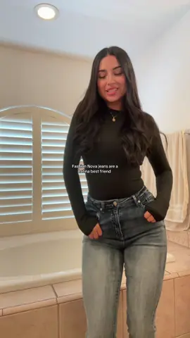 @Fashion Nova  jeans: Tall instant BBL stretch jeans #fyp #foryou 
