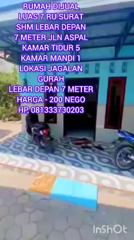RUMAH DIJUAL MURAH DI JAGALAN GURAH 