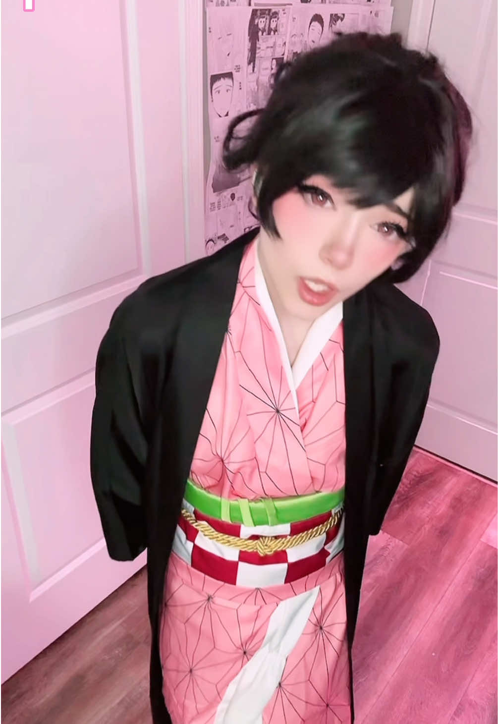 (˶' ꒳ '˶) ver. 2! @MarinosMusic #cosplay #nezuko #demonslayer #nezukocosplay #demonslayercosplay #cosplayer #mooimimo #crossdress 
