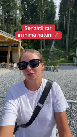 Stiai de acest Forest Coaster din inima Bucovinei? 🤩  Daca l-ai incercat, scrie-ne in comentarii cum ti s-a parut! 🤗  @Forest Coaster  #romania #bucovina #forestcoaster
