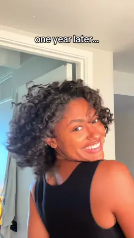 I wouldn’t change any choices made but pixie cut is not for me… so happy to finally be feeling like me again #bigchop #curlyhair #hairgrowth 