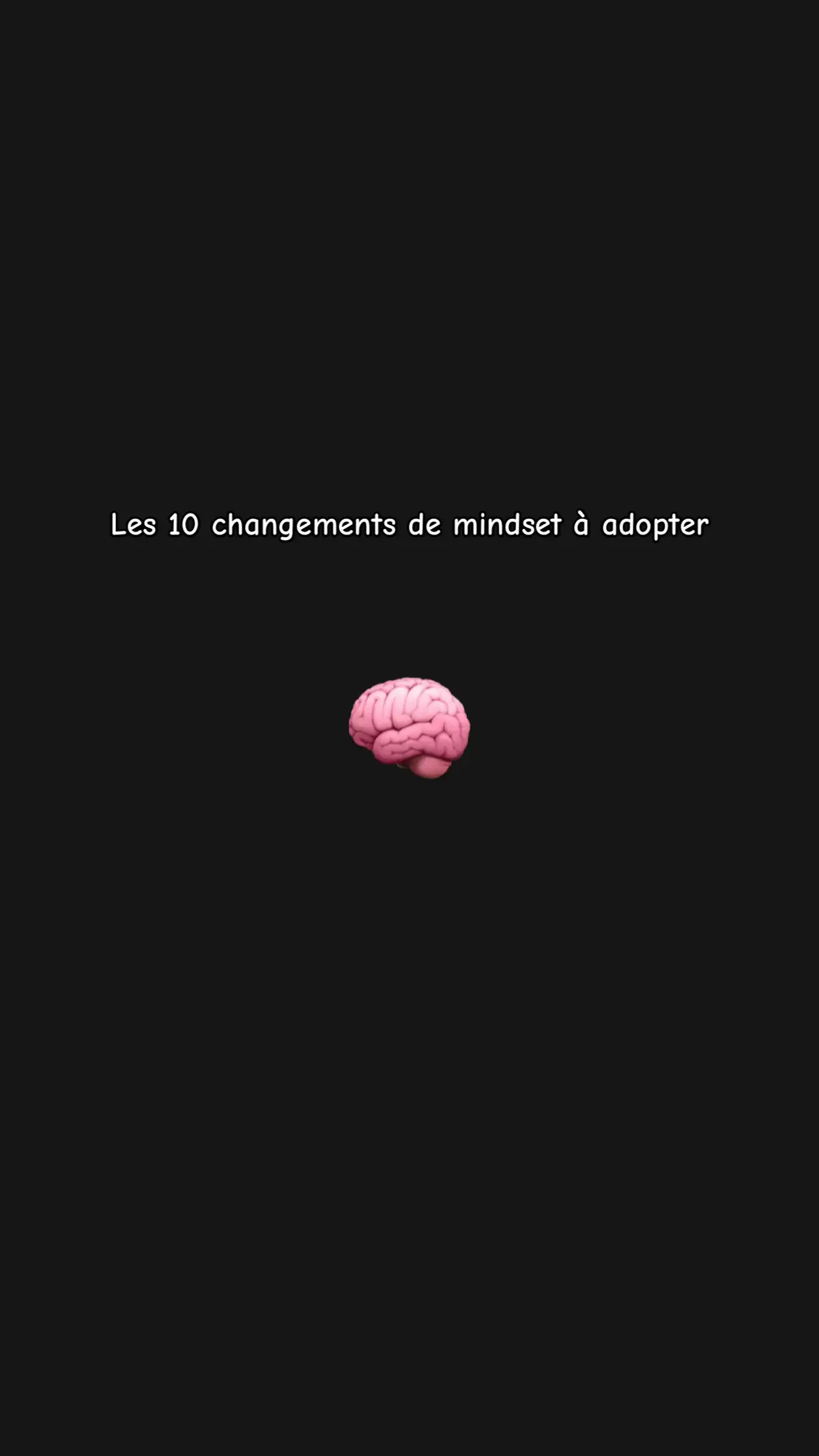 Laquelle vous parle le plus aujourd’hui ?  Et laquelle devrez vous vous répéter demain ?  #mindset #motivation #fyp #entrepreneur 