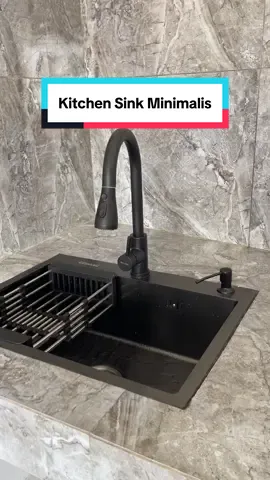 Walaupun kata orang-orang kitchen sink warna hitam gini tuh susah bersihinnya, tapi karna modelnya minimalis sesuai konsep rumah dan harganya sesuai budget juga jadilah aku tetep pilih kitchen sink dari Cosmic ini. Kalau kalian lagi nyari yg lebih murah tapi modelnya sama kyk gini bisa cek keranjang kuning ya! #kitchensink #kitchensinkminimalis #sink #sinkcucipiring #kitchensinkcosmic #cosmic #kitchensinkhitam #wastafelcucipiring #wastafel #dapurminimalis 