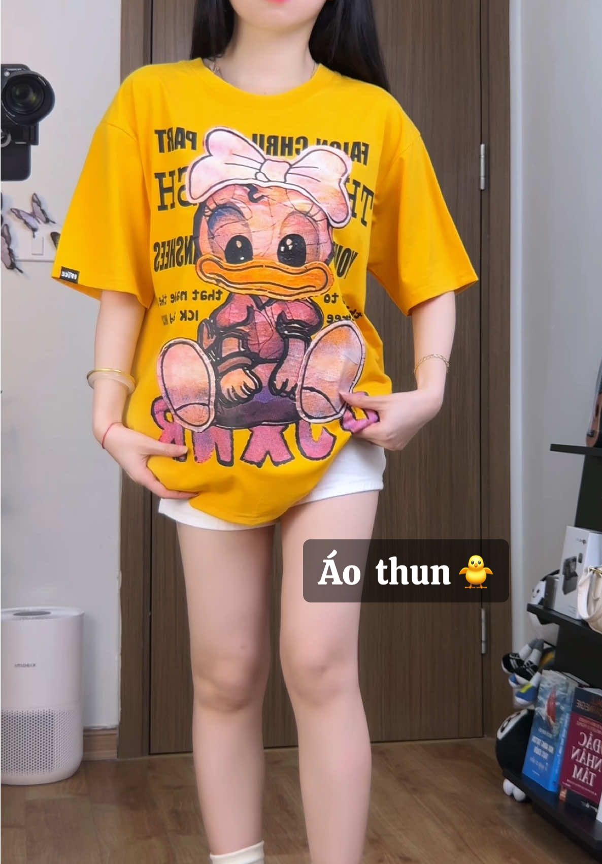 + 1 áo trong tủ đồ liền đi mb ơi🐥 cute xỉu mà shop đang bán chưa đến 100🐠 luôn ý✨ #xuhuong #aothun #cotton #meozbasic 