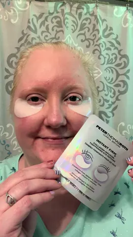 I recently tried these patches on a day I was feeling and looking so tired. They are the Instant Firmx Collagen Infusion Tightening Eye Patches, by Peter Thomas Roth.  They are easy to apply.  I kept them on for two hours.  They had changed color to clear as expected.  They stayed in place very well with only a tiny bit of migration south.  Unfortunately I could not tell any difference.  Now I don’t have a lot of lines around my eyes, but I did have a little puffiness that day and I definitely have dark circles.  They did dry out a good bit as I wore them and I could see the outline of them on my face after removing them.  There are 8 pairs in a package so I will give them another try, but at this point I cannot recommend these.  This is so disappointing as I have used other products by the brand that work quite well.  I received a free product in exchange for my honest review.  @Peter Thomas Roth Labs  @influenster  #complimentary #peterthomasroth #PTR #instantfirmx #collagen #eyepatches #skincare #skincareroutine #beauty