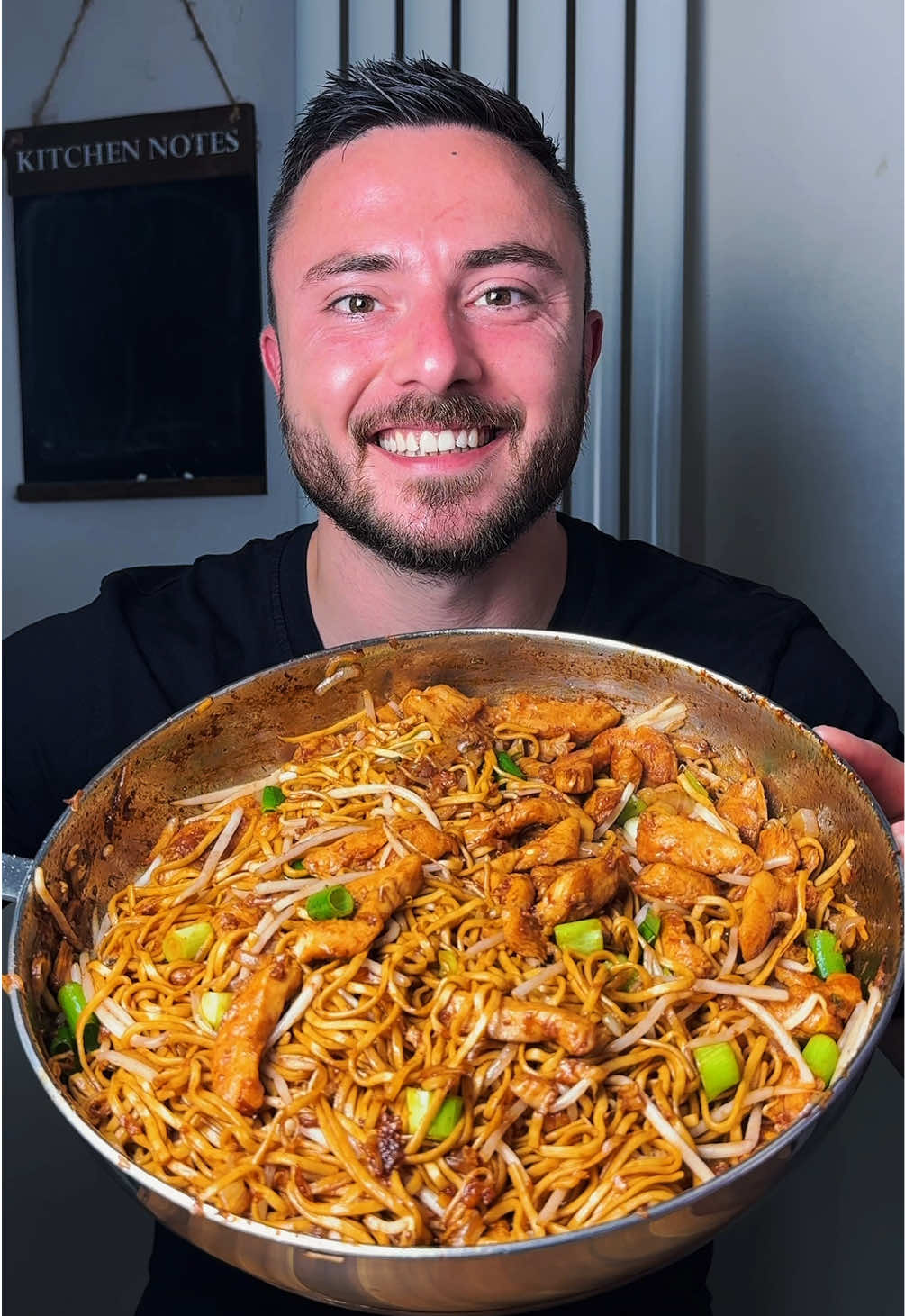 Chicken Chow Mein 🍜 Ingredients (serves 2): 2 nests of medium egg noodles 300g chicken breast 1/2 tsp salt 1/2 tsp white pepper 1 tsp garlic powder 1 tbsp light soy sauce 1 tsp cornflour 1/4 tsp bicarbonate of soda Stir-fry Ingredients: 1 small onion 1 pinch of salt 1/2 tsp of MSG (optional) 1 handful of bean sprouts 2 spring onions 1 tbsp veg oil  1 tbsp light soy sauce 1 tbsp dark soy sauce 1 tsp oyster sauce ——— Method: 1. Boil the dried egg noodles for 2-3 minutes. Then drain them and rinse under cold water. Toss with a little oil and spread out on a plate to dry for 20 minutes. 2. Thinly slice the chicken and place into a bowl. Mix with salt, white pepper, garlic powder, light soy sauce, cornflour and bicarb soda. Set aside for 20 minutes. 3. Get your pan over a high heat and add the oil, then fry the chicken for a few minutes. 4. Add sliced onion, salt, and a pinch of MSG. Stir-fry for 2 mins until softened. 5. Add the dried noodles and a pinch of MSG. Let them sit for 30 seconds before mixing, this gives them a bit of char. 6. Add light soy, dark soy, and oyster sauce. Cook for 1 minute, then add the bean sprouts and chopped spring onions. 7. Stir-fry everything for 1 more minute and mix until everything is  evenly coated. Then serve up and enjoy, lovely! #chowmein #chinesefood #familymeals #DinnerIdeas 