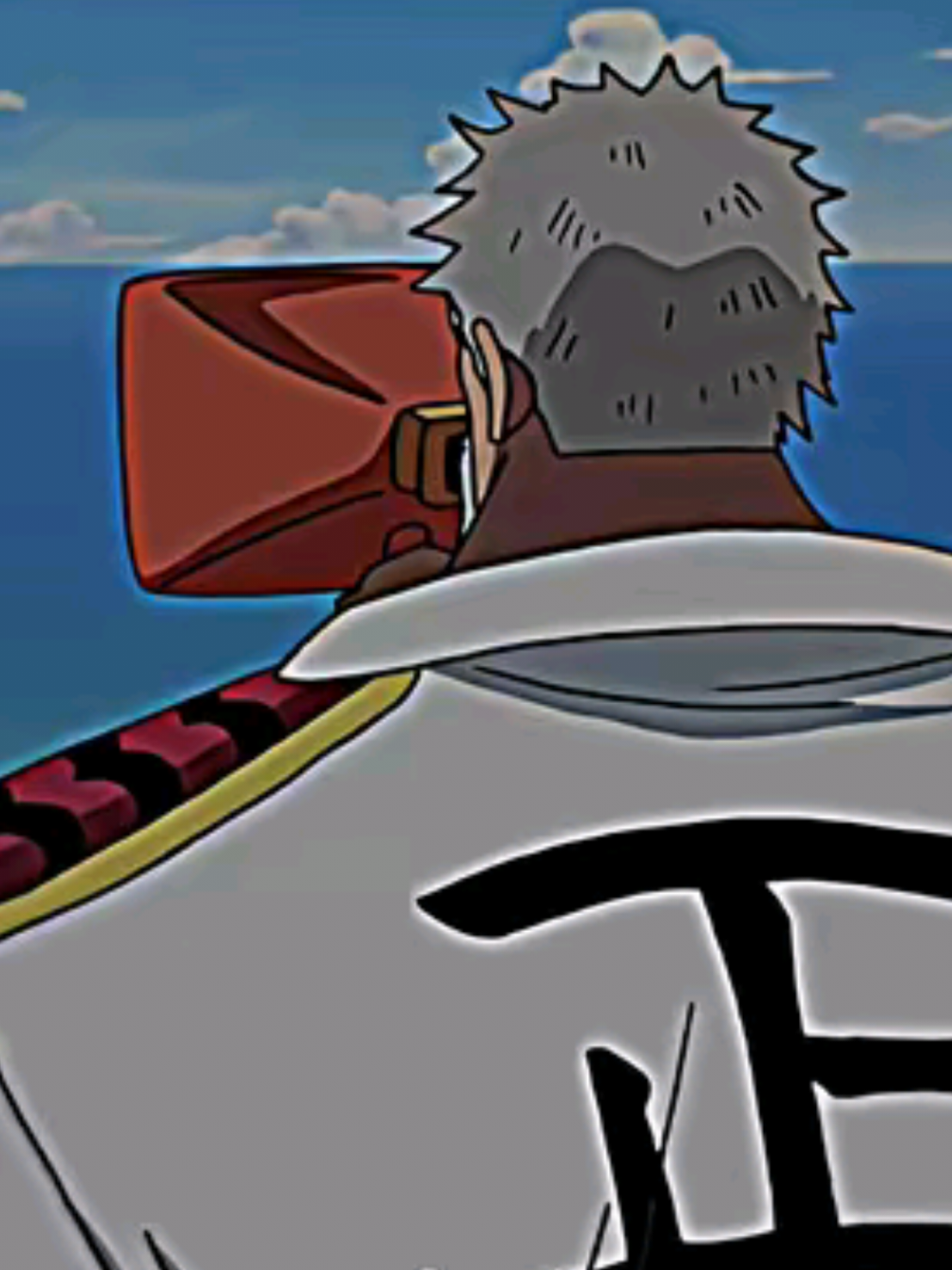 شايب غارب يمَزح مع حفيده😂 . . لوفي: جدي ما مشكلتك ؟ 😂 صوت غارب طرب 📢🎶 #onepiece #luffy #fraedo  #fyp #garb 