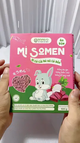 Mì somen ăn dặm cho bé từ 6m+ #mekhanhloan #misomenchobe #andamkhoahoc #xuhuong 