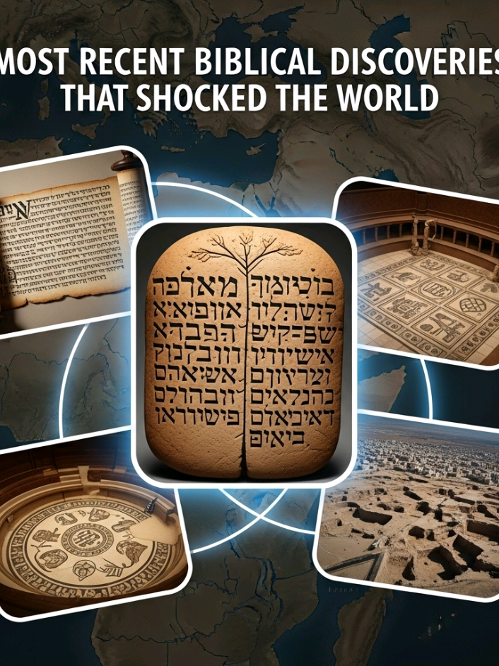 Most Recent Biblical Discoveries That Shocked The World These latest archaeological findings are shaking the world of science and faith alike. From Mount Sinai’s hidden location to ancient Hebrew tablets that confirm biblical events, the truth of God’s Word is rising from the dust of history. Follow Hidden Truth of the Bible for more groundbreaking discoveries that the world needs to know. #HiddenTruthOfTheBible #BiblicalDiscoveries #ArchaeologyAndTheBible #BibleProof #BiblicalArchaeology #AncientSecrets #BibleMysteries #FaithAndHistory #LostBibleWritings #BiblicalEvidence Biblical archaeology 2024 - Mount Ebal curse tablet - Dead Sea Scrolls new discovery - Biblical discoveries prove Bible true - Archaeological evidence Bible - Recent biblical findings - Ancient Hebrew inscriptions found - Biblical artifacts discovered