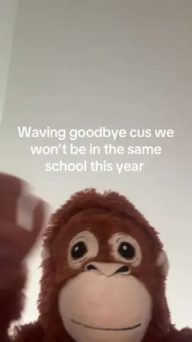 Goodbye bestie                                #fyp #relatable #ikeamonkey #comedy #school #bestie #monkey #blowup? 
