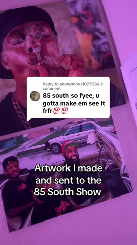 Replying to @anonymous1029384 Throwback to when I sent my artwork to the #85southshow #karlousmiller #dcyoungfly #chicobean 