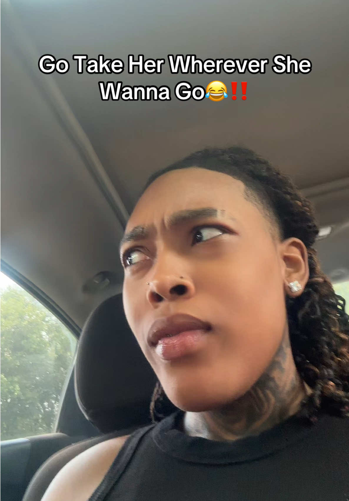 She ain’t say “ I wanna go here for no reason”😂😂😂😂🗣️ #fyp #trip #femsoftiktok 