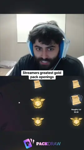 Streamers greatest gold pack openings #kickstreaming 