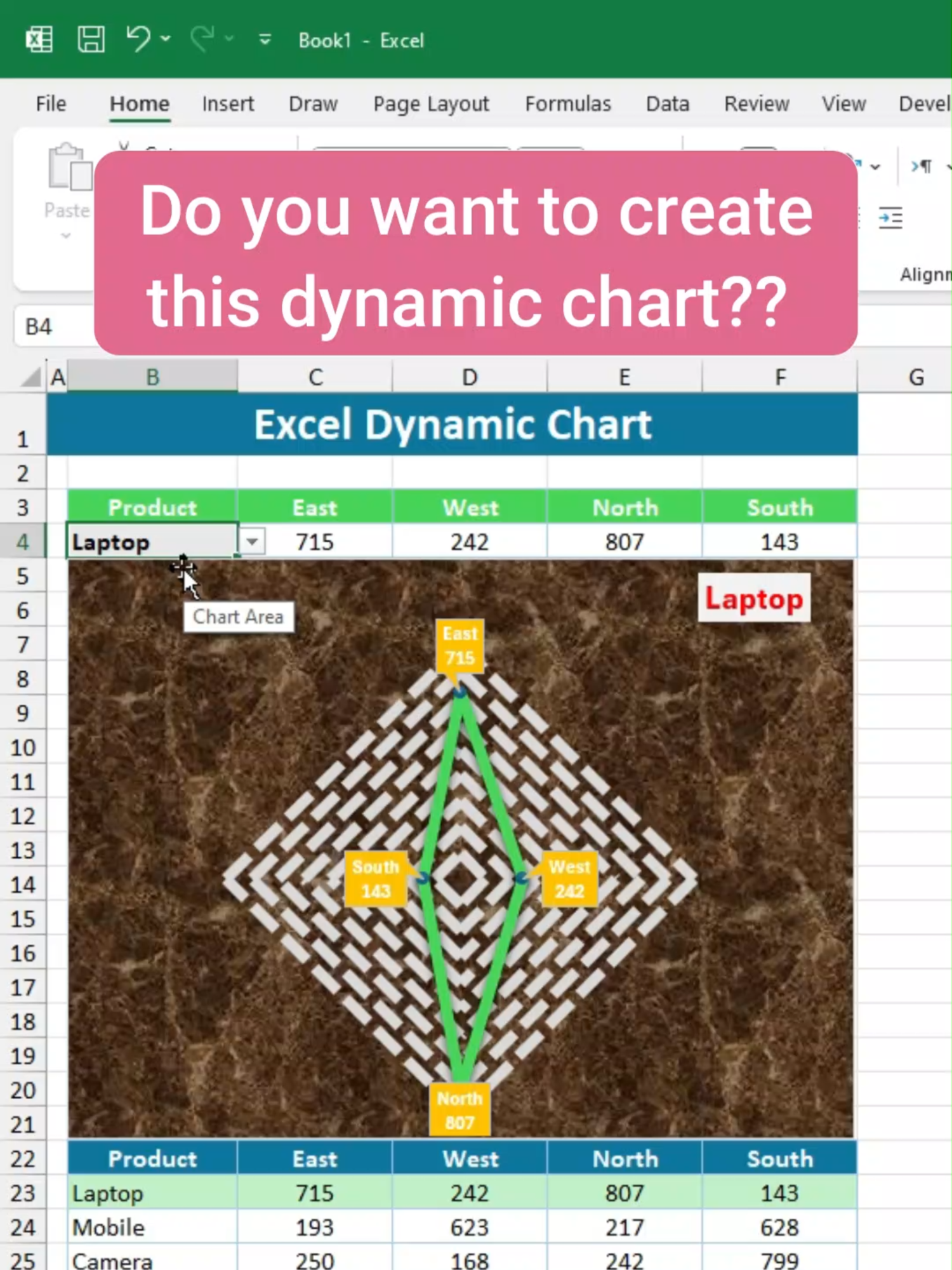 Create this Dynamic Chart in excel using radar type #teachersoftiktok #TikTokLearningCampaign #excel #tiktoktips #exceltutorial #learnexcelontiktok #excelhelp #productivityhacks #spreadsheetskills #microsoftexceltutorial #fyp #fypage #fypppppppppppppp